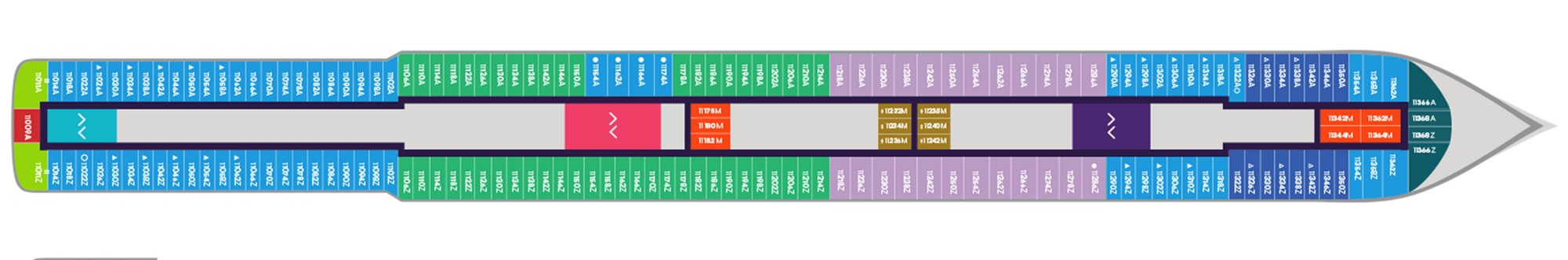 Deck 11 plan